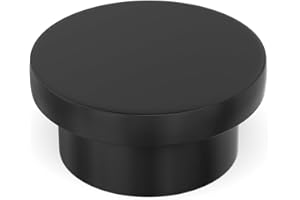 Goldenwarm 4 Stücke Schrankknöpfe Schwarz, Zinc Möbelknöpfe Schwarz Schubladenknöpfe Knauf für Schrank Türknöpfe Schrank Knöpfe Rund