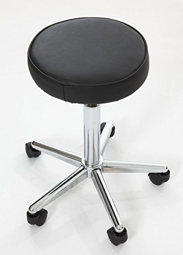 Massage Beauty Therapy Quick Spin Stool Height Adjustable Black