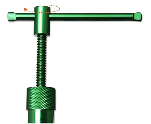 OFT Edelstahl Ton Clay Extruder Dekoration Extruder Werkzeug (grün) - 5