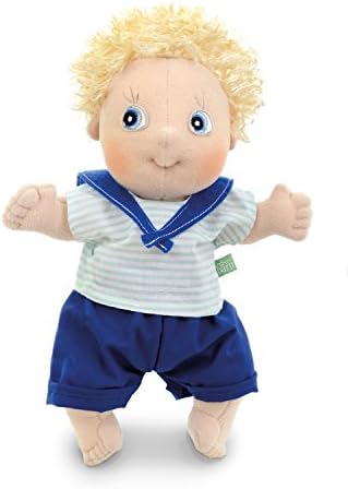 Rubens Barn 150011 Cutie Adam Soft Doll, 32 cm, Multi-Color