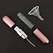 Perfume Atomiser Bottles, Refillable Travel Size, Set Of 3 Stylish Colours Black, Pink and Silver Anti Spill Funnel Included