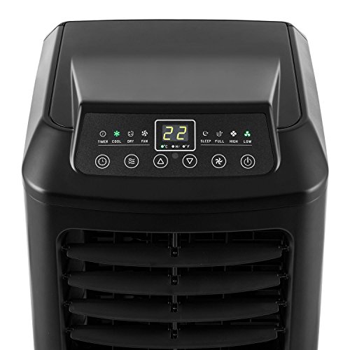 Klarstein Pure Blizzard 3 2G Klimaanlage Klimagerät (Ventilator, 7000 BTU/h, Fernbedienung, LED-Display, Energieeffizienzklasse A, 808 Watt, Timer-Funktion, Bodenrollen) schwarz - 6