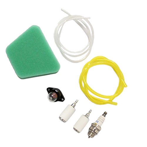 MagiDeal Kraftstofffilter Vorpumpball / Öl Schlauch Filter Zündkerze Ansaugstutzen Für POULAN Kettensäge - 3