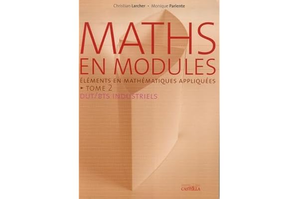 Maths en modules T2 éléments appliqués