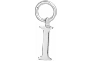 SUGARKITTEN LONDON Sterling Silver A-Z Letter Alphabet Initial DIY Charm Pendant 8 x 15mm