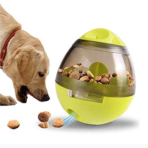 Preisvergleich Produktbild Pet Tumbler Hundespielzeug mit auslaufendem Futternapf, Rot / Grün
