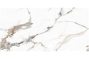 IZODEKOR Garden of Eden Revêtement mural aspect granit marbre Panneaux muraux 3D Alternative au carrelage de salle de bain / carrelage de cuisine Panneau mural aspect pierre pour mur arrière de