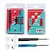Produktbild WEIWEITOE Professionelle Repair Tool Teile Alloy Buckle Lock Kit für NS Nintendo NX Joy-Con Controller mit 2 stücke Schraubendreher, multicolor,