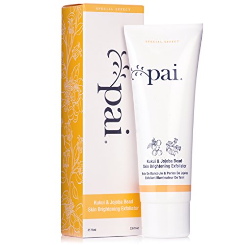 Pai Skincare Kukui & Jojoba Bead Skin Brightening Exfoliator for Sensitive Skin, Organic