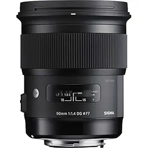 Sigma 50mm F/1.4 DG HSM Art Lens for Sony E-Mount Cameras (Black) (311965)