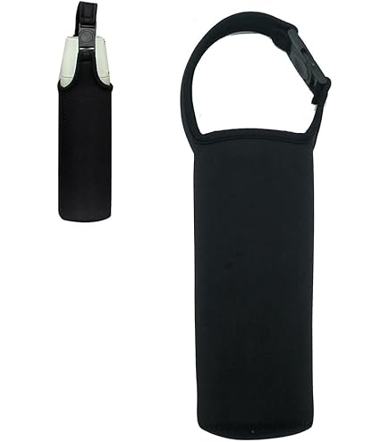 Linkidea Portaborraccia Termico In Neoprene Con Tracolla Regolabile – Compatibile Con Bottiglie A Forma Di Cola Da 17 Oz (ad Es. S Original, Koodee, MIRA) – Blu - 4
