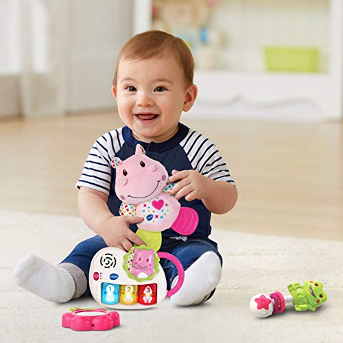 VTech - Coffret naissance - Eveil des sens - Cadeau de naissance avec premiers jouets de Bébé - rose (80-522055) – Image 6