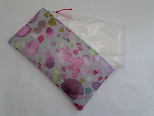 Handmade Oilcloth Baby Wipes Travel Case / Holder - Voyage Raspberry Sprinkles
