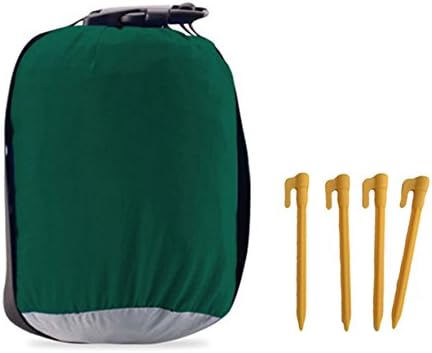 hiistaring Sand Free Beach Blanket Picnic Blanket, 8.9 X 6.9Ft Waterproof And Sand Mat Combined,Quick Drying,Lightweight Durable,Parachute Nylon Sand Resistant Blanket for Outdoor Activities (Green)