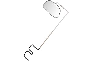 Yosoo Health Gear Bicycle Rear View Mirror, Rowing Mirror, Eyeglass Cycling Mirror, 360 Degree Adjustable Bicycle Cycling Rear View, Mini Helmet Rearview Mirror, Helmet Mirror for Safe Riding