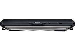 WHIRLPOOL Hotte Visière 60cm 270m3/h Noir - WCN65FLK