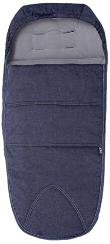 Mamas & Papas Cold Weather Footmuff - Blue Denim