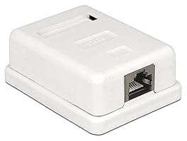 DELOCK Netzwerk Dose 1xRJ45 LSA werkzeugfrei Cat.6
