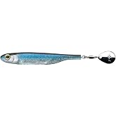 Fish Arrow Flash-J Spin SW 4" (3 adet/paket) #101 Sardine/Silver Olta
