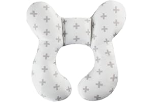 KAKIBLIN Almohada de viaje para bebé para cabeza y cuello almohada de apoyo para silla de paseo, asiento de coche, viajes (ramita)