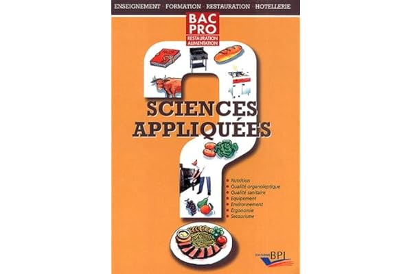 Sciences appliquées bac pro ref 01720