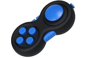 Uteruik Fidget Cube Fidget Pad Spielzeug Handschaft lindert Stress Pad mit 9 Seiten Anti-Angst und Dekompressions-Spielzeug für Erwachsene und Kinder