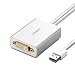 Produktbild UGREEN USB externe Grafikkarte USB 3.0 auf HDMI VGA DVI Display Video Adapter inkl. DVI 24+5 zu HDMI Adapter 1080P DVI auf VGA Konverter für Windows 10/7/8/8.1/XP/Vista, Mac OS 10.6 bis 10.11unterstützt für 2048 X 1152 Silbern Alu.