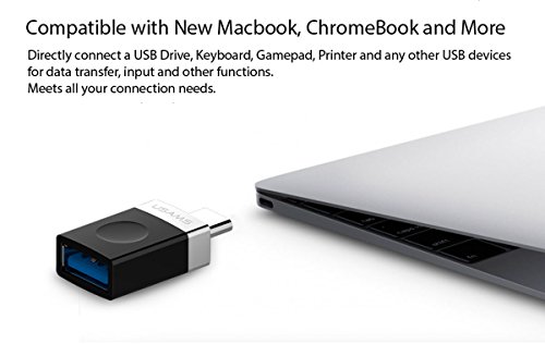 New Mini Design usb-c zu USB 3.1 High Speed Adapter für neue MacBook, Chromebook Pixel, Nexus 5 x, Nexus 6P, Pixel C, OnePlus 2, Lumia 950 und viele mehr - 4