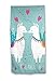 Produktbild KK Duschtuch Badetuch Handtuch Strandtuch Lama türkis 70 x 140cm