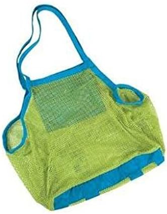 Beach Mesh Tote Bag - Beach Toys/ Shell Bag Stay Away from Sand for the Beach, Pool, Boat - Perfect for Holding Childrens' Toys (Xl Size)