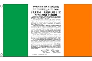 FlagSuperstore© Easter Rising 1916 Proclamation Flag - Large 5 x 3' - Irish Republican Ireland