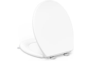 YEAUPE PRO Soft Close Toilet Seat, O-Shape Universal Toalettsits with Quick-Release, Easy to Clean, Super Stable (150 kg Load