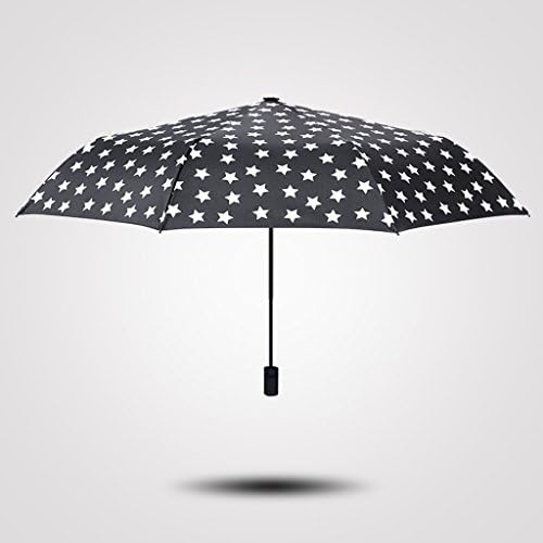 CYJZ® Sonnenschirm UV Weiblich Vinyl Student Klapp- Sunny Regenschirme Falten Dual Sonnenschirm Sonnenschutz Easy Carry Lightweight