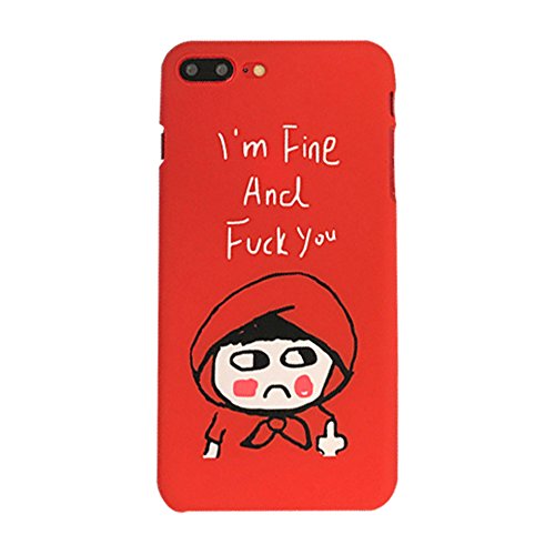 Preisvergleich Produktbild Handyhülle iphone ,Dewanxin 2018 Limitierte AuflageSchöne Cartoon-Muster Design,Stoßfest Tasche / Telefon-Kasten / Handytasche / Holster / Hüllen & Cases / Ultra Dünne Rundum-schutz Kratzfeste Silikon Hülle Bumper Kratzfeste,Scratch-Resistant Schale Protective Skin Handyhülle Handy-etui ,Gelten für iPhone 6s,iPhone 6s Plus,iPhone 6 Plus,iPhone 8 Plus,iPhone 7 Plus,iPhone 6,iPhone 7,iPhone 8 (6 / 6s, Rot)