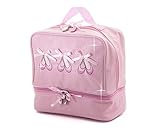 Katz Dancewear Beautiful Girls Pink Sparkly Shimmer Ballet Dance Shoe Hand Bag By KB101 Christmas Birthday Present