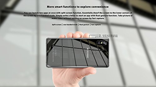 M-Horse Pure 2,18 9 Dual SIM Android 7.0 Smartphone,5.99 pollice HD Display,3600mAh MTK6750 Octa core 1.5GHz,4 GB RAM+64 GB ROM,Dual macchina fotografica,4G Smartphone,Nero