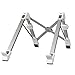 Produktbild Faltbarer Laptop-Ständer für Schreibtisch Tablet Schreibtisch Schreibtisch Schreibtisch Schreibtisch Halter Tragbar Reise Aluminium Legierung Platzsparend Tisch Laptop Ständer für MacBook Laptop Notebook Computer Tablet, silber