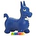Produktbild Hüpftier Bonito Kinder Spielzeug Hüpfpferd aufblasbar Hüpfen Tier blau