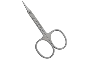 OTTO HERDER MANICURE Otto Herder® - Forbici affilatissime, per tagliare cuticole sporgenti, 8,5 cm, con vite regolabile, punta acuminata, extra fine, con lama tagliente da 1,5 cm