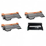  GREENPRINTER. Pack Tambor & 3 toner XL mfc-7360n dcp-7065dn dcp-7070dw dr-2200 tn-2220