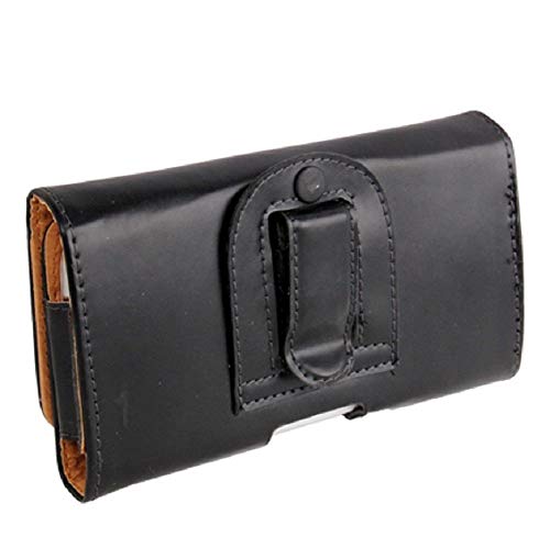 DFV mobile - Case belt clip synthetic leather horizontal smooth for => HUAWEI MATE RS PORSCHE DESIGN > Black