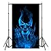Price comparison product image Jaysis Halloween Backdrops Pumpkin Vinyl 3x5FT Lantern Background Photography Studio Photo Studio 3D Studio Background Cloth