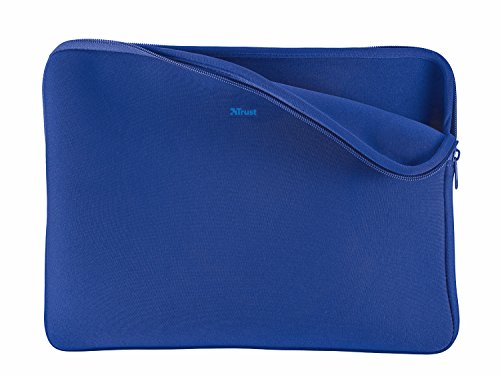 Trust Primo Soft Laptop Sleeve 11,6 Zoll weiche Schutzhülle (für Notebooks mit Bildschirmdiagonale bis 29,5 cm (11,6 Zoll)) blau - 4