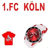 TV-24 Köln Armbanduhr + 1.FC Köln Magnetpin