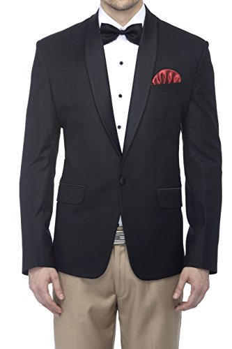 Favoroski Mens Polyester and Viscose Blazers - Black RS.1850 (69.00% Off) - Amazon