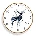 Produktbild Runde Wanduhr/Massivholzwanduhr, stumme dekorative Uhr des stummer Musters für Wohnzimmer, Schlafzimmer, Küche, Büro