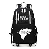Este artículo es un gran regalo para los fans de Juego de Tronos, multifuncional: se puede utilizar como bolsa de ordenador portátil, mochila escolar, mochila casual diaria, mochila de viaje al aire libre, etc.