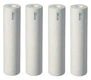 Konvio NEER Set of FOUR 10-Inch PP Spun Filter for All type RO Water Purifiers (4, SPUN)