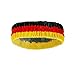 Produktbild Trendfinding 6 x Fußball Fanset Fanartikel Fan Artikel Sexy Strumpfband Strumpfbänder Strumpfhalter Strapse Deutschland Design schwarz rot gold