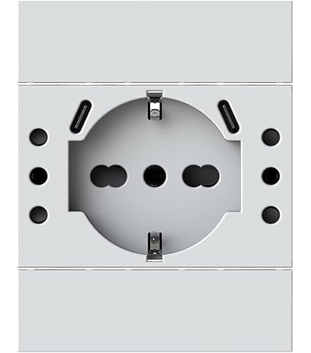 KM4140A16 Presa schuko 10/16A living now sabbia bticino